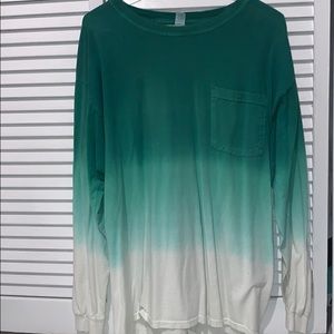 Eagles dip dye long sleeve